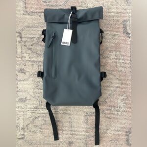 RAINS RollTop Waterproof Rucksack Large W3, Lagoon